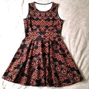 Print Skater Dress